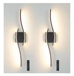 Daunton Modern Battery Wall Sconce Set Of 2 Timer Memory Open Box. Fixed Price $79.99.