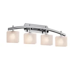 Justice Design Fusion Archway 4-LT Bath, Rect/ck/ch E26 FSN-8594-55-FRCR-CROM. Fixed Price $560.00.