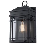 Monteaux Lighting Bel Air 14 Black Outdoor Pocket Wall With Clear Glass. Fixed Price $38.69.