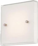 Kovacs P1141-084-L Light 6.75" Height Ada Compliant Led Wall Sconce Brushed Ni. Fixed Price $190.00.