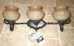 Kalco Durango 6103 Hand Forged Iron Light Vanity Bath Wall Fixture Bronze. Fixed Price $135.00.