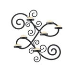 Oyefly Diy Metal Hanging Wall Sconce,black Scrolled Ivy Candle Holder. Fixed Price $20.39.