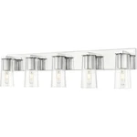 Z-lite 826-5V-CH Titus Light 40 Inch Chrome Bath Vanity Wall. Fixed Price $374.00.