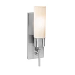 Access Lighting Iron 4.3" Wall Sconce, Brushed Steel/opal 50562-BS-OPL. Fixed Price $116.80.