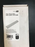 Ultrapro 24IN. Direct Wire Led Light Strip Fixture, Selectable Brightness. Fixed Price $27.85.