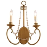 Estelle 2-LIGHT Champagne Sconce By Hampton Bay. Fixed Price $69.99.