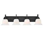Westinghouse 6117100 Harwell 4 Light Vanity - Black. Fixed Price $105.90.