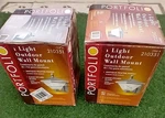 Portfolio Outdoor Exterior Light Wall Mount Pewter Finish Glass Globe Set Of 6. Fixed Price $118.77.