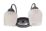 Waldorf Astoria Nickel Plated Two Light Wall Sconce. Fixed Price $360.00.