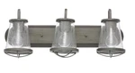 Hdc Georgina 24 In. 3-LIGHT Vanity Fixture With Clear Seeded Glass. Fixed Price $39.99.