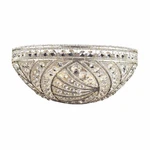 Portfolio Crystal Wall Sconce Applique Weathered Silver Finish. Fixed Price $47.95.