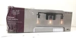 Home Decorators Helenwood 22 In. 3-LIGHT Matte Black Bathroom Vanity New. Fixed Price $39.59.