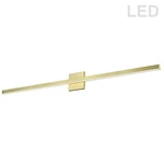 Dainolite Arandel 1 Light 36W Wall Sconce, Brass/frosted ARL-4936LEDW-AGB. Fixed Price $388.00.