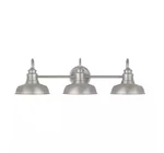 Hampton Bay Elmcroft 29" 3-LIGHT Brushed Nickel Farmhouse Vanity Metal Shades. Fixed Price $59.99.