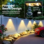 Esunyd Solar Fence Lights Outdoor 16 Pack - Black. Fixed Price $51.42.