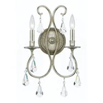 Crystorama Ashton Light Clear Crystal Silver Sconce 5012-OS-CL-MWP. Fixed Price $378.00.