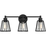 Quoizel ATT8603 Black Atticus 3-LIGHT 24"W Bathroom Vanity. Fixed Price $198.99.