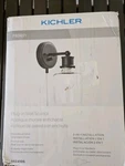 Kichler 37536 Helen 5-IN Hardwire Or Plug-in Wall Sconce Matte Black. Fixed Price $37.95.