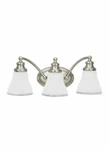 Sea Gull Lighting Led 18 3-LIGHT Nickel Traditional Bathroom Vanity. Fixed Price $149.99.