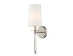 Z-lite 808-1S Mila 20" Tall Wall Sconce Nickel. Fixed Price $99.99.