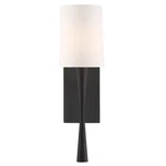 Crystorama Trenton Light Sconce, Black Forged TRE-221-BF. Fixed Price $159.00.