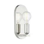 Meridian Modern Light 11" Wall Sconce, Polished Nickel - M90059PN. Fixed Price $39.99.