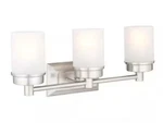 Hampton Bay NB33307 Cade 20.25 In. 3-LIGHT Bath Vanity Brushed Nickel. Fixed Price $59.99.