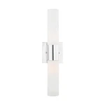 Livex Lighting 10102 Chrome Aero 2-LIGHT 5"W Bath Bar. Fixed Price $135.96.