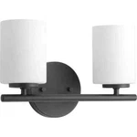 Progress Lighting Replay Collection 13 In. 2-LIGHT Black Etched Vanity. Fixed Price $24.99.