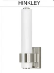 Hinkley Lighting 53060 Aiden 14" Tall Led Bathroom Sconce - Nickel. Fixed Price $144.99.
