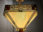 Dale Tiffany 8676/1LTW Mission Design 1-LIGHT Bronze Wall Sconce Shade. Fixed Price $19.99.