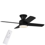 Hampton Bay Cardiff 42 Ceiling Fan Black With Led Light & Remote. Fixed Price $49.95.