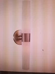 George Kovacs Saber Vanity Bath 2-LIGHT, Brushed Nickel 4.78 X 20 In. Fixed Price $75.00.
