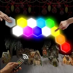 Yxqua Hexagonal Wall Modular Touch Sensitive Lights Creative Geometry A.... Fixed Price $36.35.