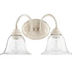 Quorum 5110-2-170 Spencer 16.5" 2-LIGHT Bath Vanity In Persian White. Fixed Price $76.00.