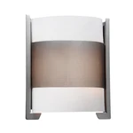 Access Lighting Iron 10" Wall Sconce, Brushed Steel/opal 20739-BS-OPL. Fixed Price $116.80.