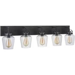 Craftmade 53505-FB Neighborhood Trystan Bathroom Vanity Light Flat Black. Fixed Price $176.85.