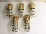 Exterior Wall Mount Brass Antique American Sconce Light Fixture Lot Of 5. Fixed Price $594.66.