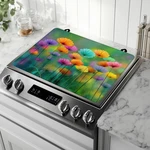 Stove Top Cover For Electric Protector,colorful Flower Spring Floral He.... Fixed Price $38.30.