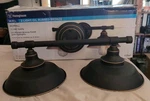 Westinghouse 2 Light Indoor Vanity Fixture Oil Rubbed Bronze: 63548-IRON Hill-. Fixed Price $59.00.