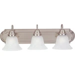 Maxim Lighting Essentials 3-LIGHT Bath Vanity Satin Nickel 8013MRSN. Fixed Price $57.80.