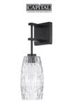 Capital Lighting Single 17" Wall Sconce 628611MB-450 Matte Black -new. Fixed Price $89.00.
