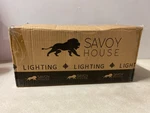 Savoy House 9-1755-1-109 Powell 15" Tall Wall Sconce Polished Nickel. Fixed Price $61.99.