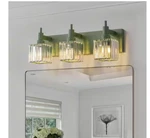 Edislive Orillia 19.7 In. 3-LIGHT Modern Macaron Green Bathroom Vanity. Fixed Price $109.00.