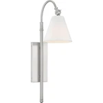 Savoy House Lighting 9-1201-1-SN Rutland Swing Arm Or Wall Lamp Satin Nickel. Fixed Price $58.10.