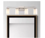 Bel Air Lighting Lisbon 32 In. 4-LIGHT Brushed Nickel Bathroom Vanity. Fixed Price $52.42.