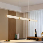 Modern Linear Chandelier Gold Pendant Light Fixture, Led Dimmable Isla.... Fixed Price $218.49.