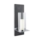 Blomus Finca Wall Holder W/ Candle, Sm, Steel, Glass, Polystone - 65422. Fixed Price $124.95.