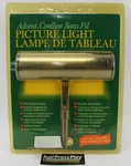 Vtg Advent Picture Light House Of Troy Adjustable Battery Operated Brass Finish. Fixed Price $29.99.