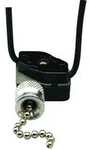 Pull Chain 2 Way Switch Nickel Silver Lamp Light Appliance Leviton 10097-8. Fixed Price $16.31.
